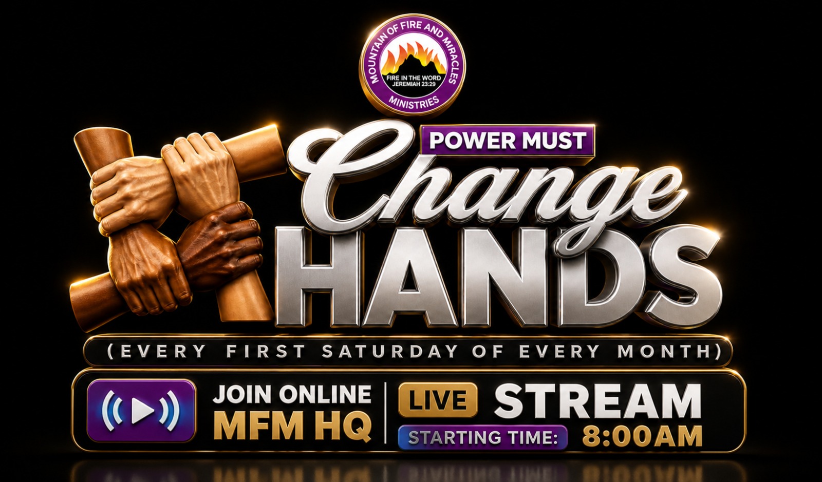 Power Must Change Hands